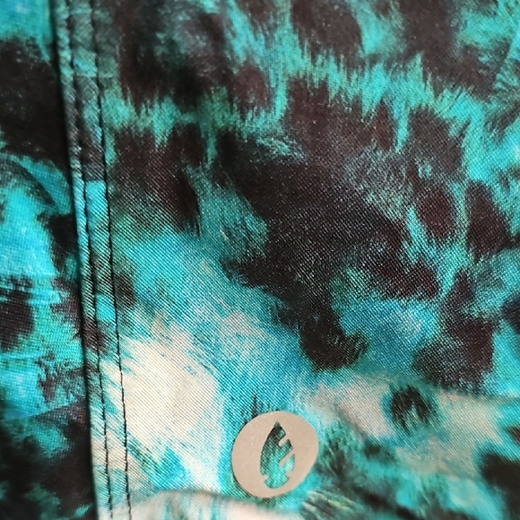 SassyFun Dona Jo Electric Blue and Black Ruffled Tennis Or Pickleball Skirt - Picture 6 of 7